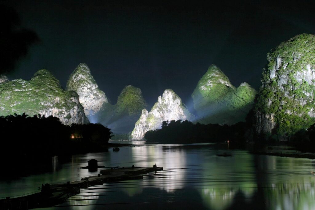 guilin, mountains, nature