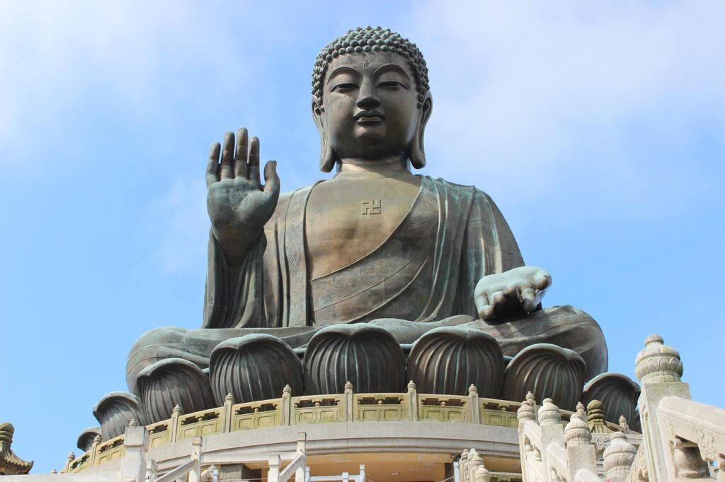 tian tan buddha, bronze, hongkong