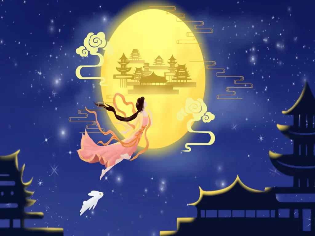 Chang'e Flying to the Moon